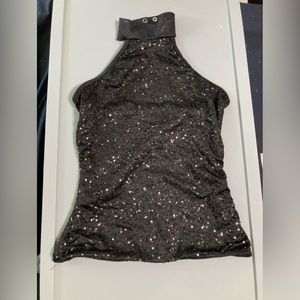 size medium black sequin